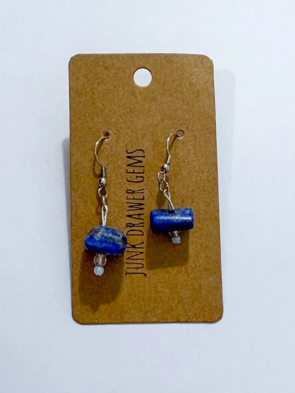 Silver Beaded Earrings